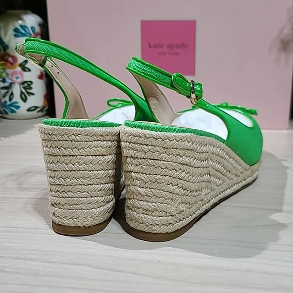 kate spade new york Panama Nights sandals - Green Jay 8.5 B (M) New - Picture 6 of 7